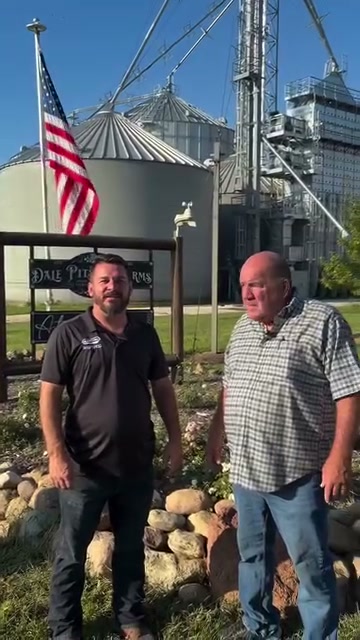 Bill Collins at a grain elevator