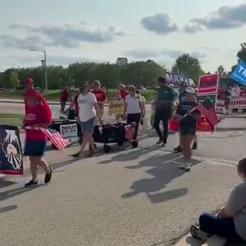 Bill Collins at a community parade